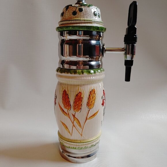 Vintage Beck's German Beer Draught Tower CERAMIC Beer Tap Tower Draft Arm LARGE - Picture 5 of 11